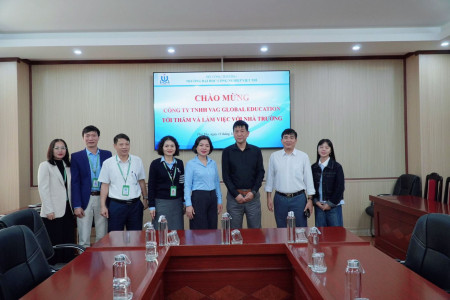 TRƯỜNG ĐẠI HỌC CÔNG NGHIỆP VIỆT TRÌ LÀM VIỆC VỚI CÔNG TY TNHH VAG GLOBAL EDUCATION